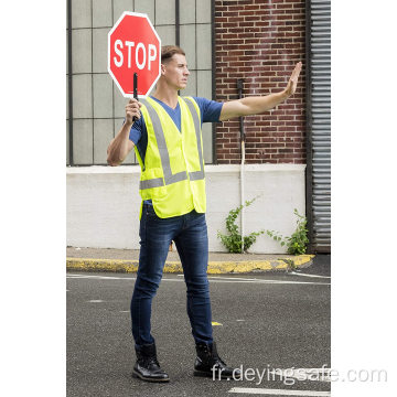 Gilet de sécurité respirant haute visibilité